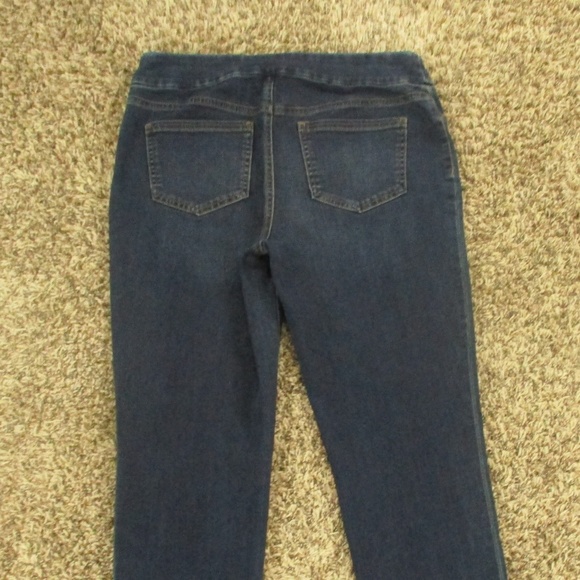 Chico's Jeans Women's 0.5 Dark Wash Pull On Jegging Stretch Denim - Picture 4 of 6